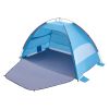 Beach Tent Sun Shelter for 4 Person, UPF 50+ Protection, Portable Sun Shade Canopy with Carrying Bag & Sand Pockets
