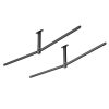 Kayak Storage Rack for 2 Kayaks, Holds Up to 250 lbs, Heavy Duty Adjustable Ceiling Rack for Garage Ceiling Mount