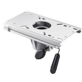 Boat Seat Pedestal, Forward & Backward Sliding Adjustment, Aluminum Alloy Boat Chair Base with Slide, 5-inch Sliding Travel