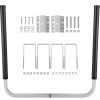 Boat Trailer Guide-ons, 40", 2PCS Rustproof Galvanized Steel Trailer Guide ons, Trailer Guides with Black PVC Pipes, Mounting Parts Included