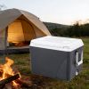 Portable Hard Cooler with Handles for Outdoor Trip/Picnics