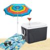 Portable Hard Cooler with Handles for Outdoor Trip/Picnics