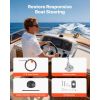 Boat Steering System, 17 ft Boat Control Cable Outboard Rotary Steering System Kit with Aluminum Alloy Helm