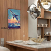 CIFbuy Vintage | Ocean Fishing Metal Sign 2D Flat, 8X12In Big Fish Leaping Pattern Wall Art, Rustproof Waterproof Metal Decor 1Pc For H TikTok, TikTok