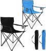 Foldable Camping Chair Set of 2, Folding Camp Chairs for Adults, Large Portable Lawn Chair for Outdoors Fishing, Hiking, Travel, Picnic, Beach