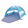 Beach Tent Sun Shelter for 6 Person, UPF 50+ Protection, Portable Sun Shade Canopy with Carrying Bag & Sand Pockets