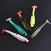 T-Tail False Bait Single Hook Full Swimming Submerged Imitation Soft Lure